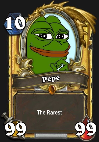 Image result for rare pepe hearthstone